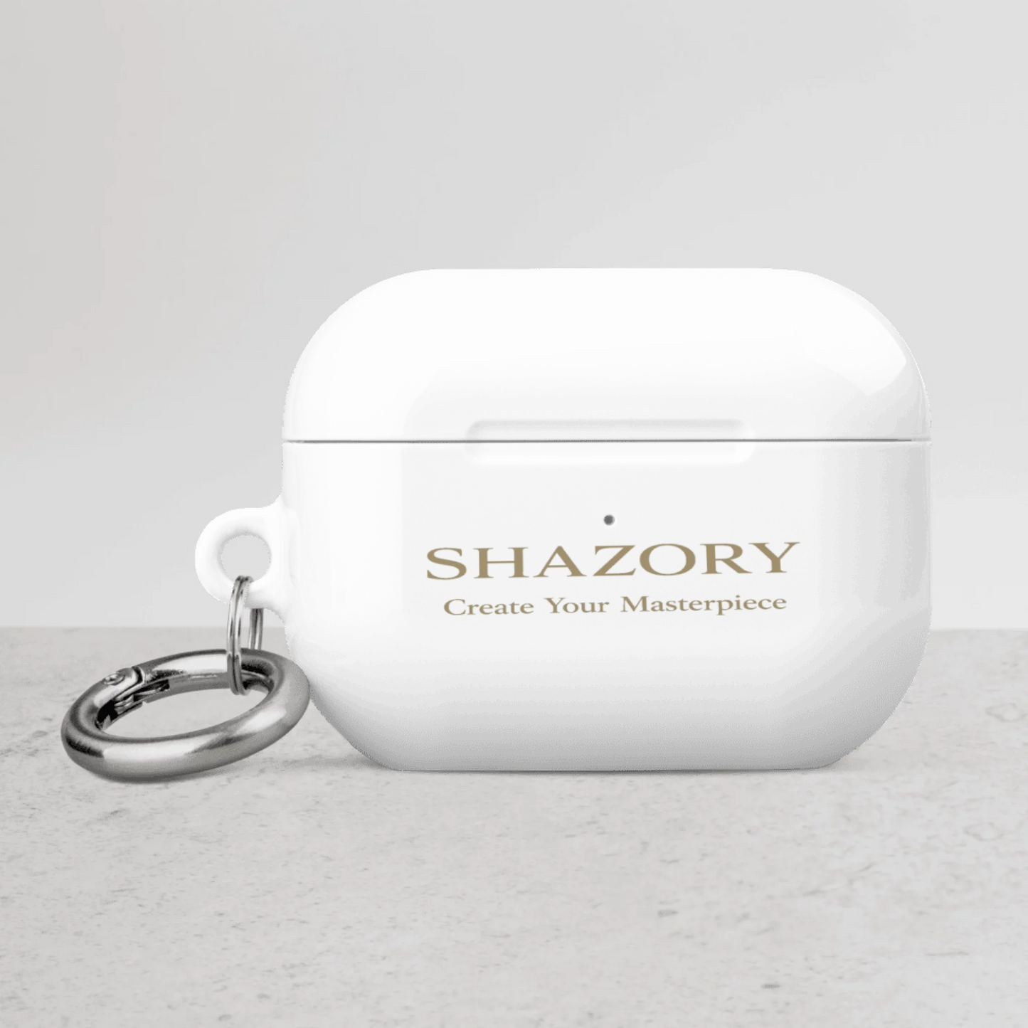 Shazory Custom All-Over Print AirPods Case — Creator Studio personalized AirPods case from Shazory
