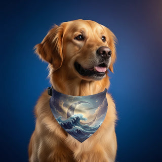 Shazory Personalized Pet Bandana Collar, customizable with your own photo, available at getshazory.com