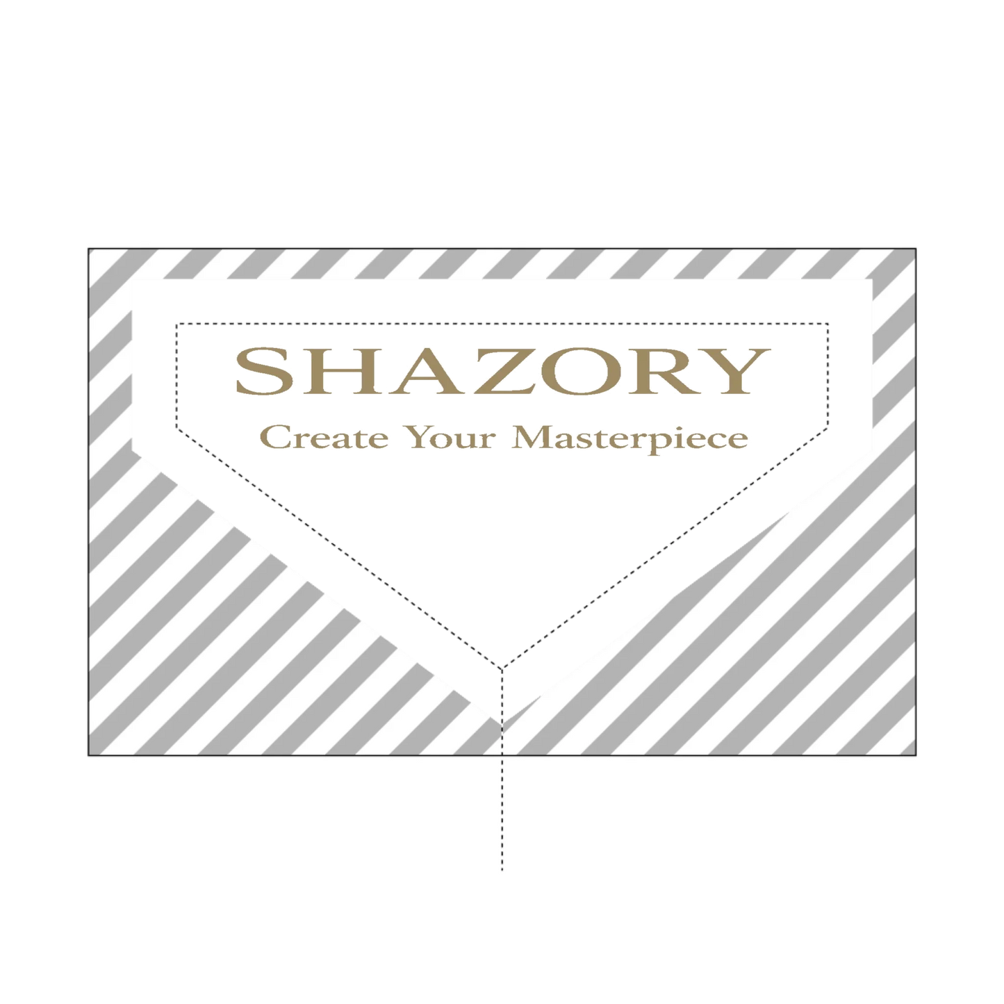 Shazory Custom Pet Bandana Collar — collar slip-on opening at the top