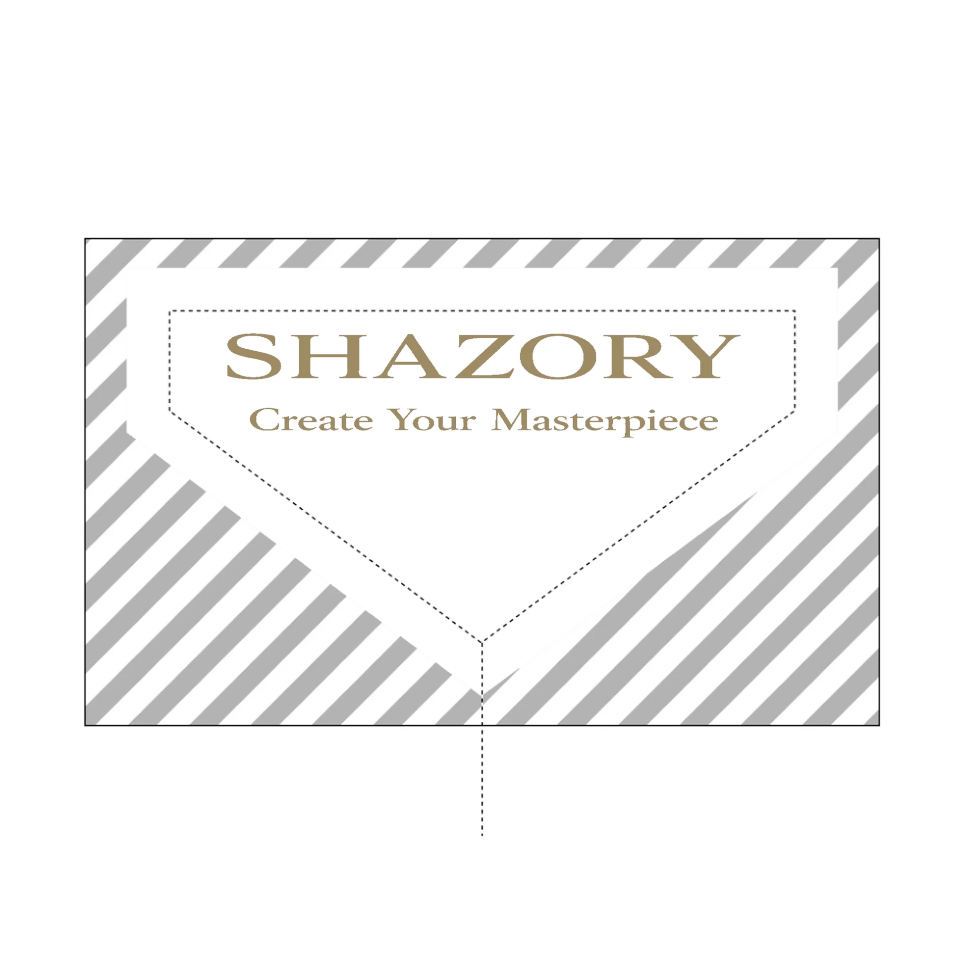 Shazory Custom Pet Bandana Collar — collar slip-on opening at the top