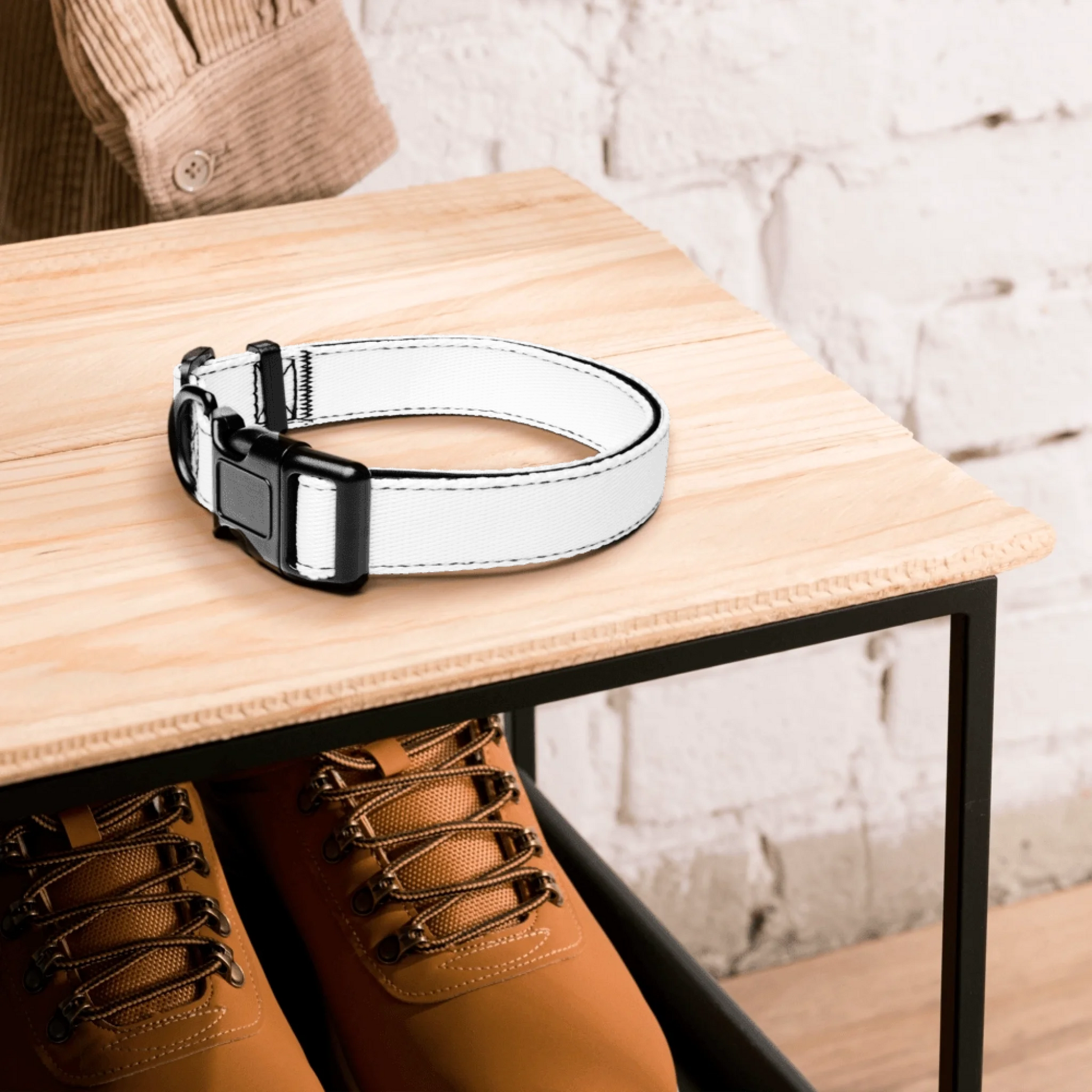 Shazory Custom Pet Collar — adjustable D-ring for leash and tags
