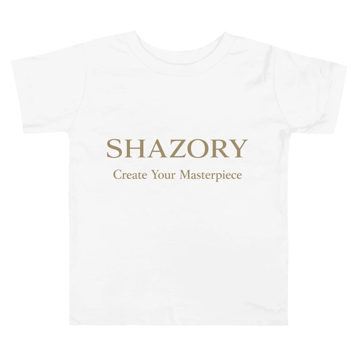 Custom Toddler Staple Tee — personalized photo or design printed on toddler combed cotton tee from Shazory
