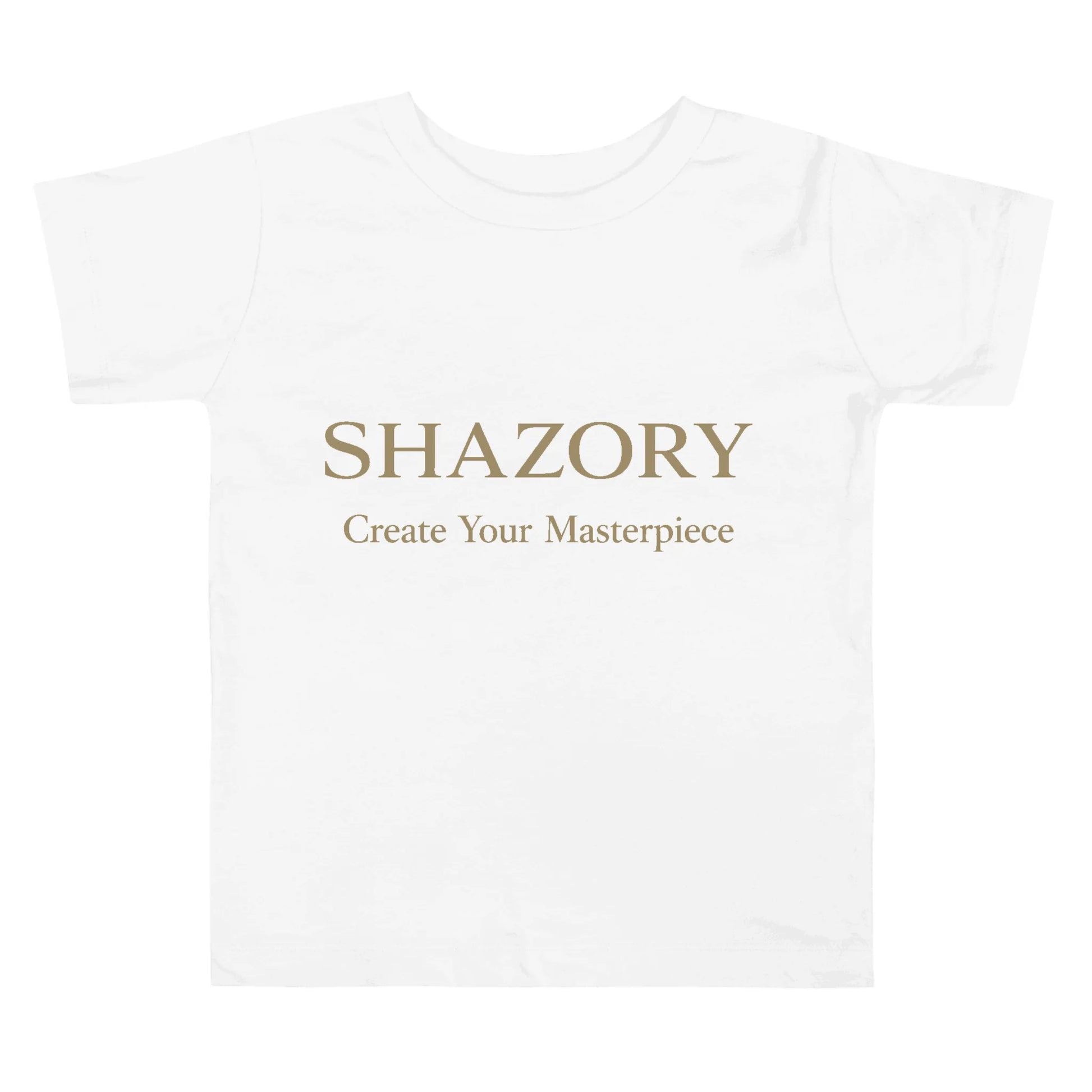 Custom Toddler Staple Tee — personalized photo or design printed on toddler combed cotton tee from Shazory