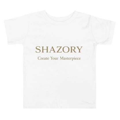 Custom Toddler Staple Tee — personalized photo or design printed on toddler combed cotton tee from Shazory