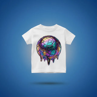 Front view of personalized toddler staple tee — soft cotton tee made for daily play