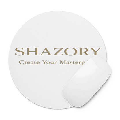Shazory Custom Round Mouse Pad — smooth tracking surface close-up