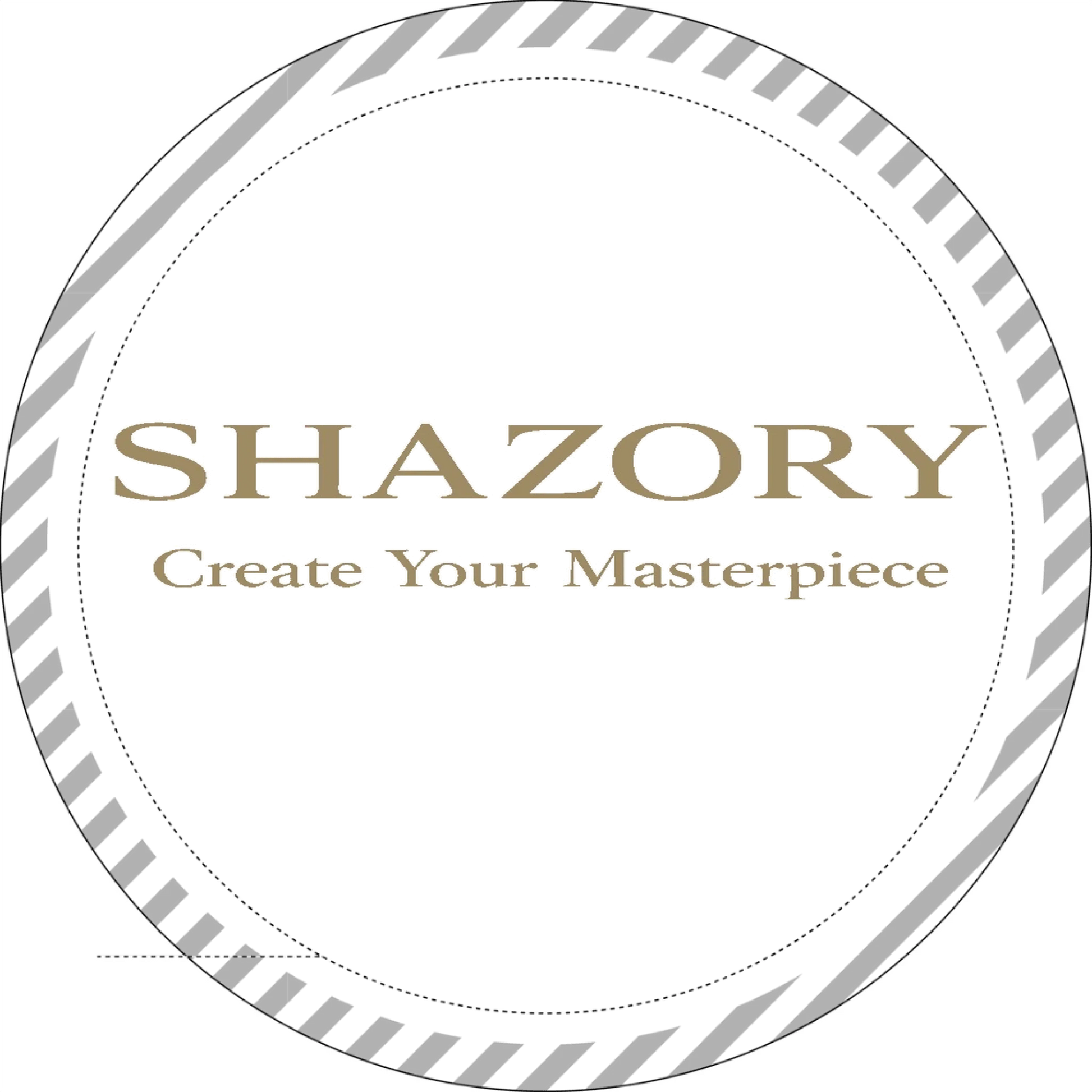 Shazory Custom Round Mouse Pad — non-slip rubber backing detail