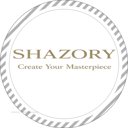 Shazory Custom Round Mouse Pad — non-slip rubber backing detail
