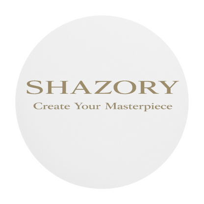 Shazory Custom Round Mouse Pad — desk workspace lifestyle view