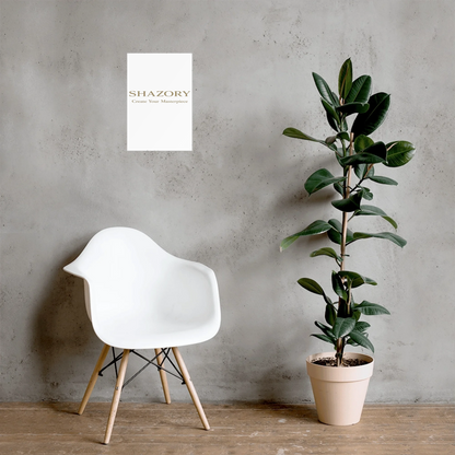 Shazory Custom Premium Luster Poster — 12x16 inch wall display