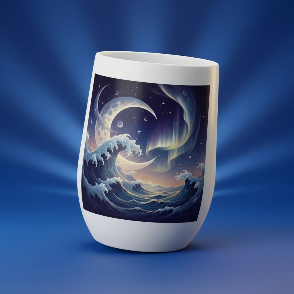 Custom Photo Wine Tumbler — Stainless Steel | Shazory
