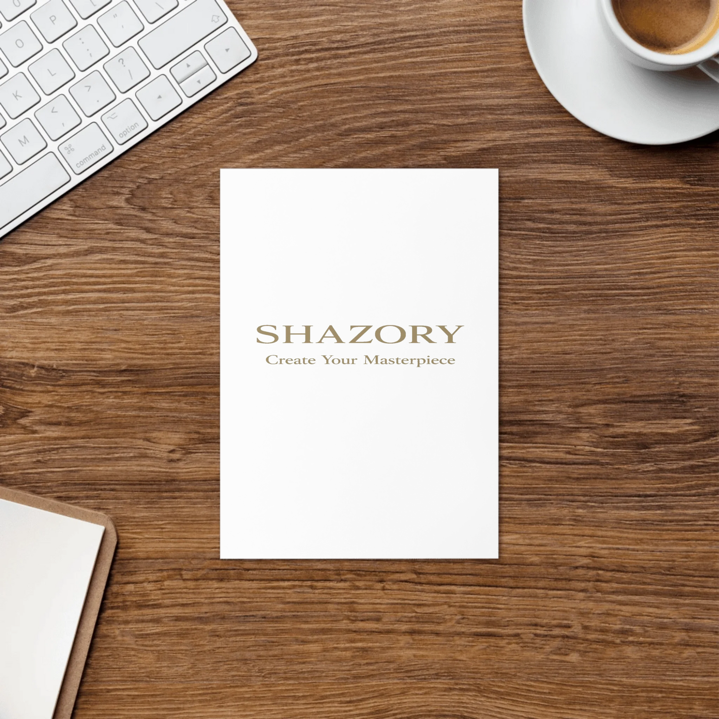 Shazory Custom Greeting Card — medium 5x7 size view