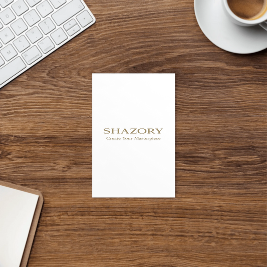 Shazory Custom Standard Postcard — vertical orientation print