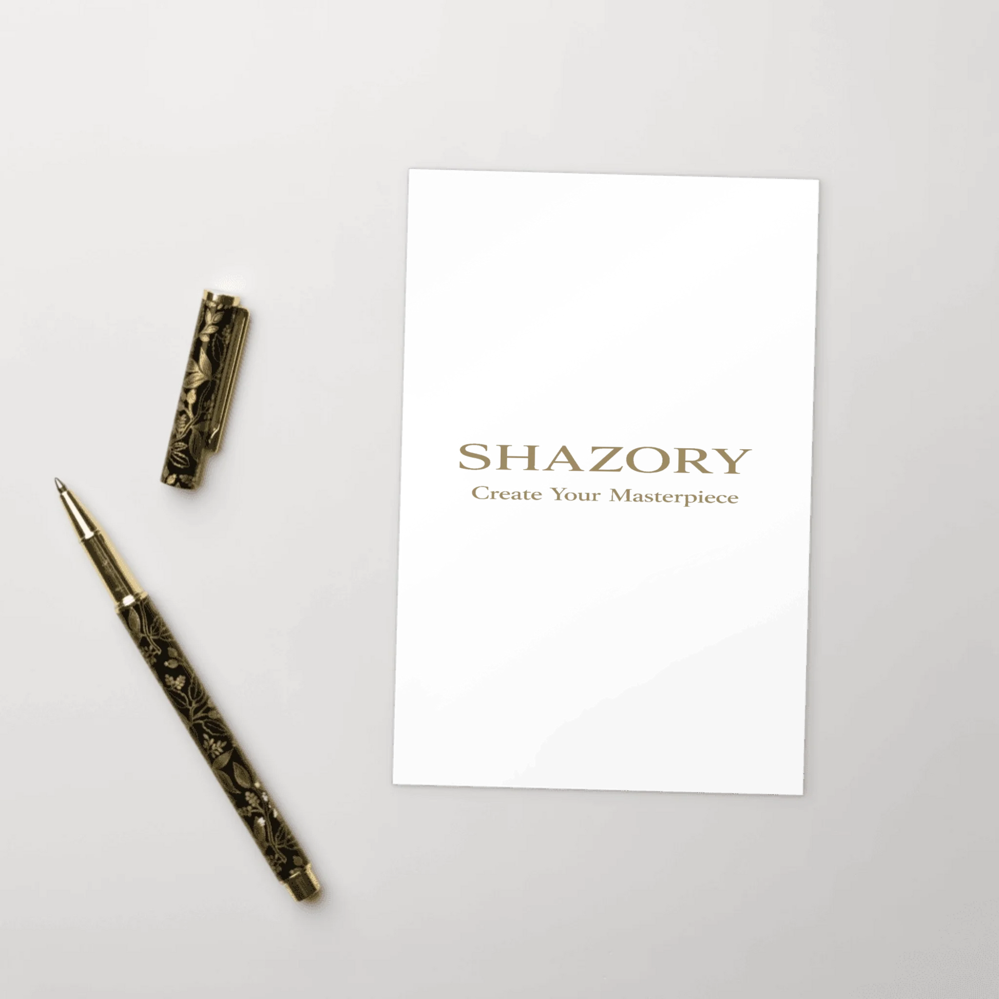 Shazory Custom Standard Postcard — horizontal orientation print