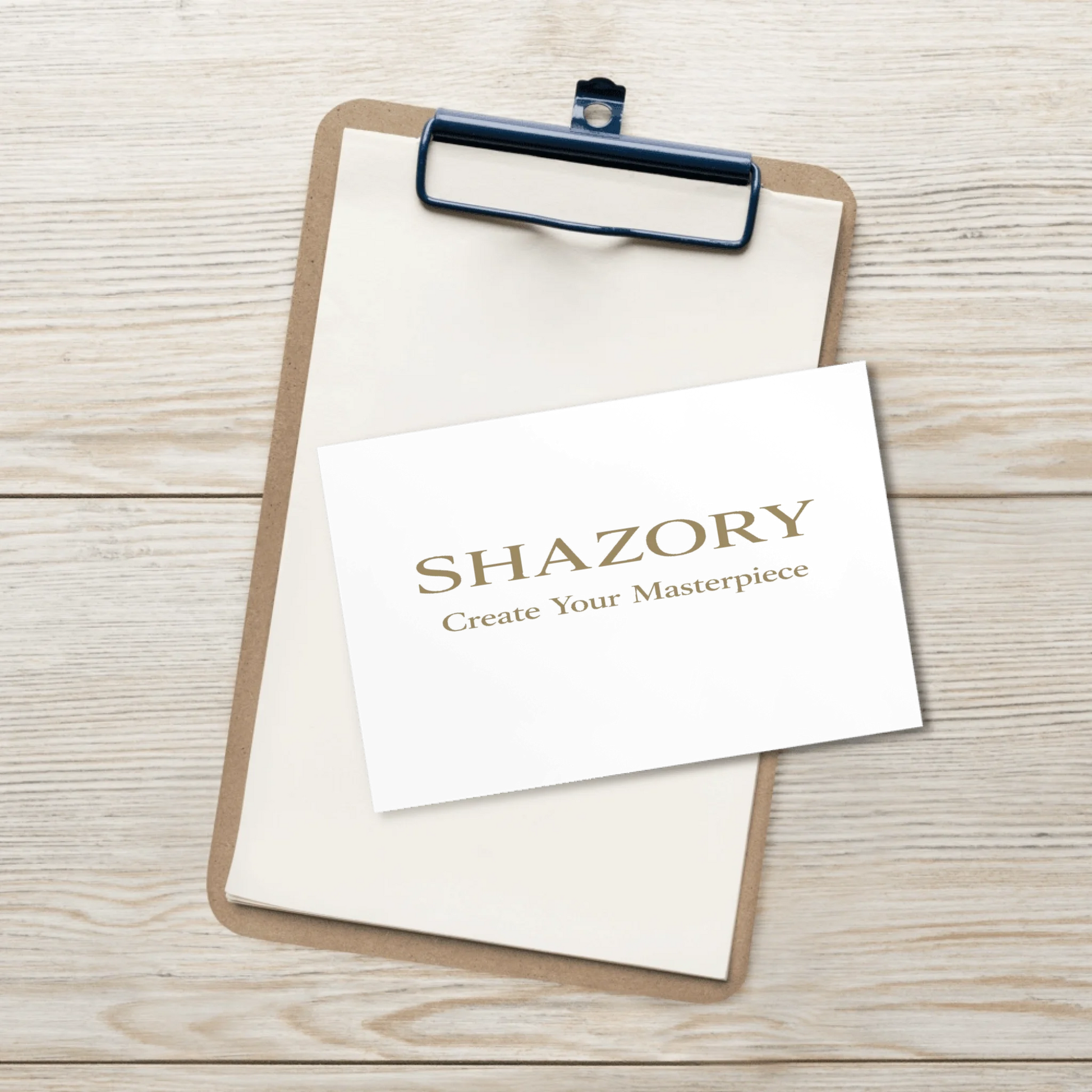 Shazory Custom Standard Postcard — thickness 0.013 inch edge view