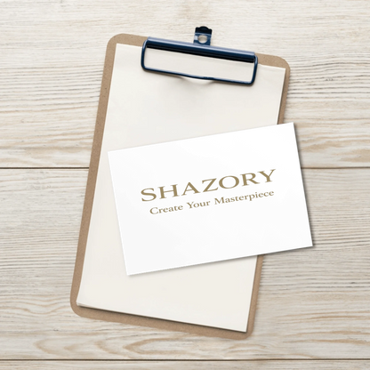 Shazory Custom Standard Postcard — thickness 0.013 inch edge view