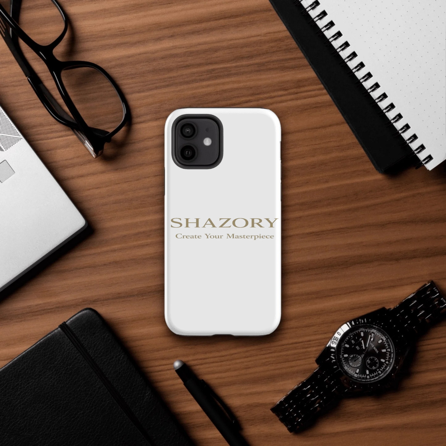 Shazory Custom Tough iPhone Case — iPhone 12 mini compact fit