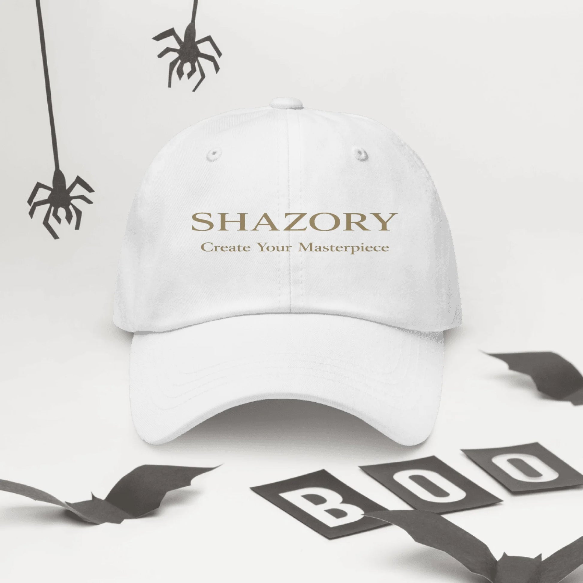 Shazory Custom Classic Dad Hat — chino cotton twill texture close-up