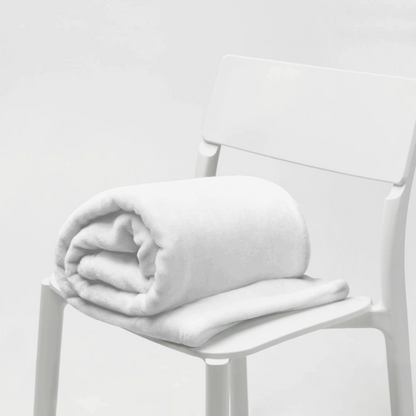 Shazory Custom Throw Blanket — vertical orientation draped detail