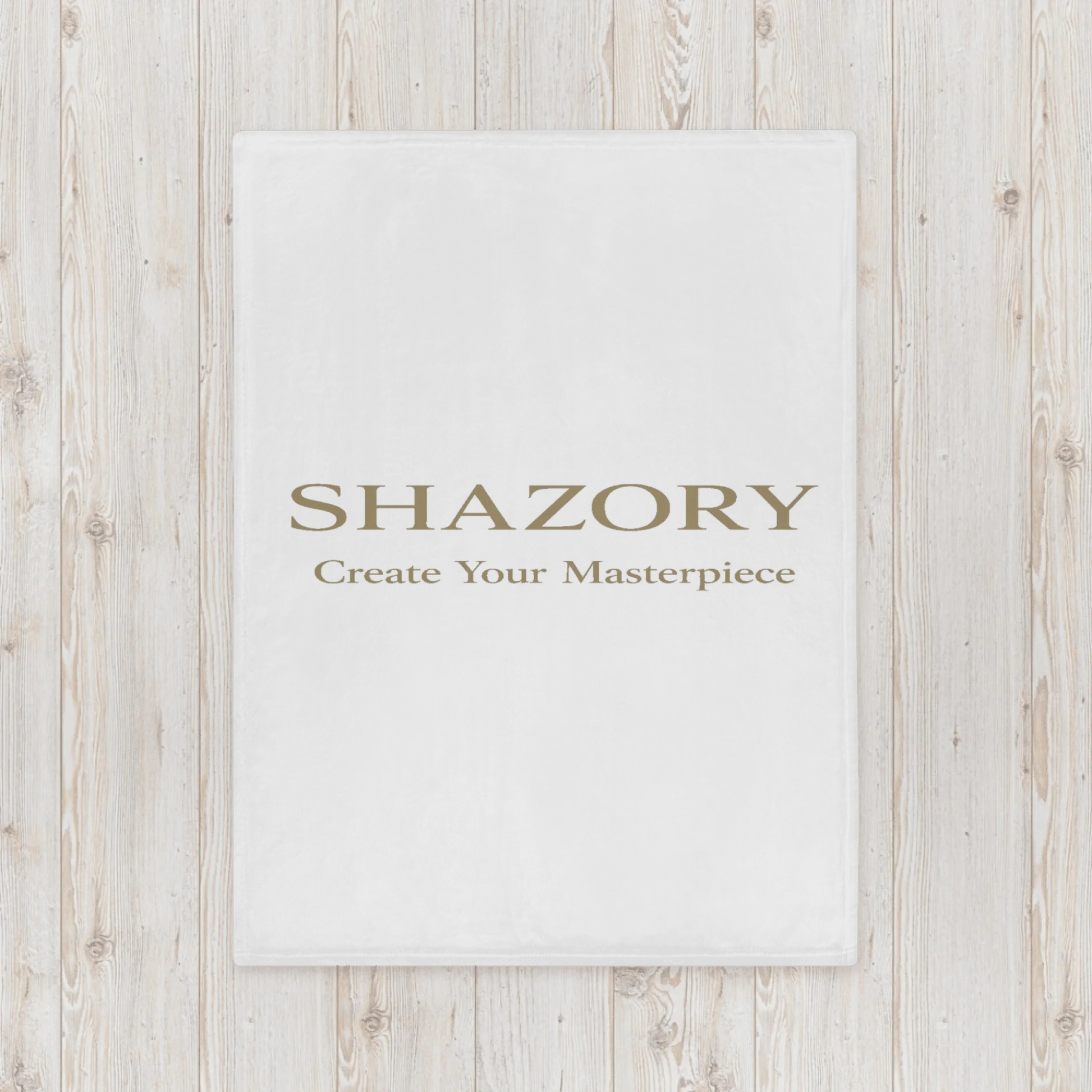 Shazory Custom Throw Blanket — 30x40 inch lap throw size