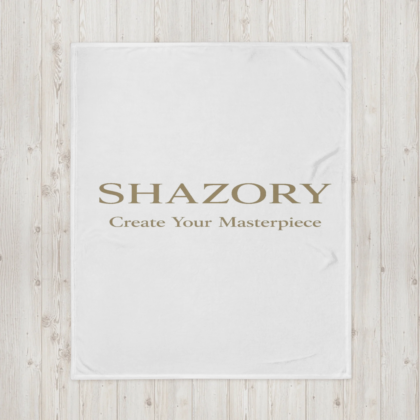 Shazory Custom Throw Blanket — 50x60 inch couch cover lifestyle