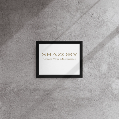 Shazory Custom Framed Canvas Wall Art — 20x30 large format lifestyle