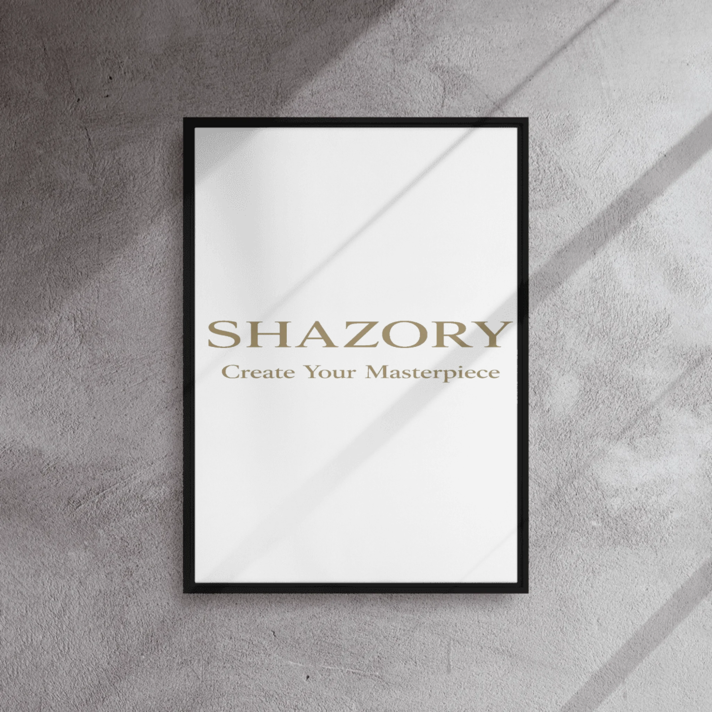Shazory Custom Framed Canvas Wall Art — 20x28 portrait format
