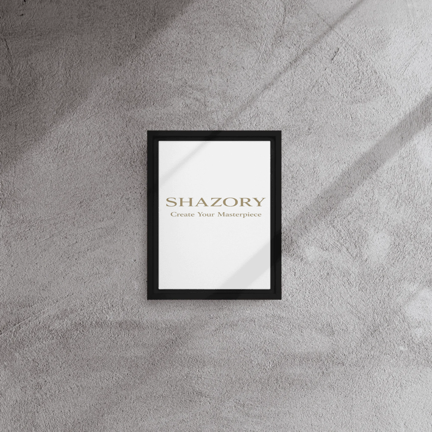 Shazory Custom Framed Canvas Wall Art — made to order custom print