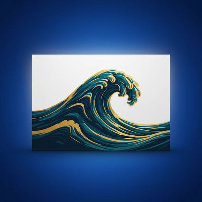 Shazory Custom Glossy Metal Print — main horizontal aluminum view