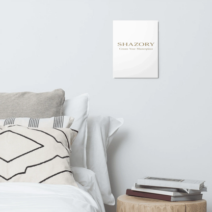 Shazory Custom Glossy Metal Print — square format aluminum print