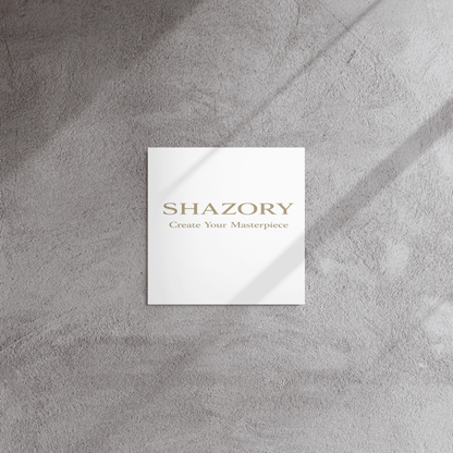 Shazory Custom Glossy Metal Print — 8x10 inch compact format