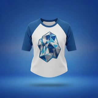 Shazory Custom Photo Raglan Baby Tee, customizable with your own photo, available at getshazory.com