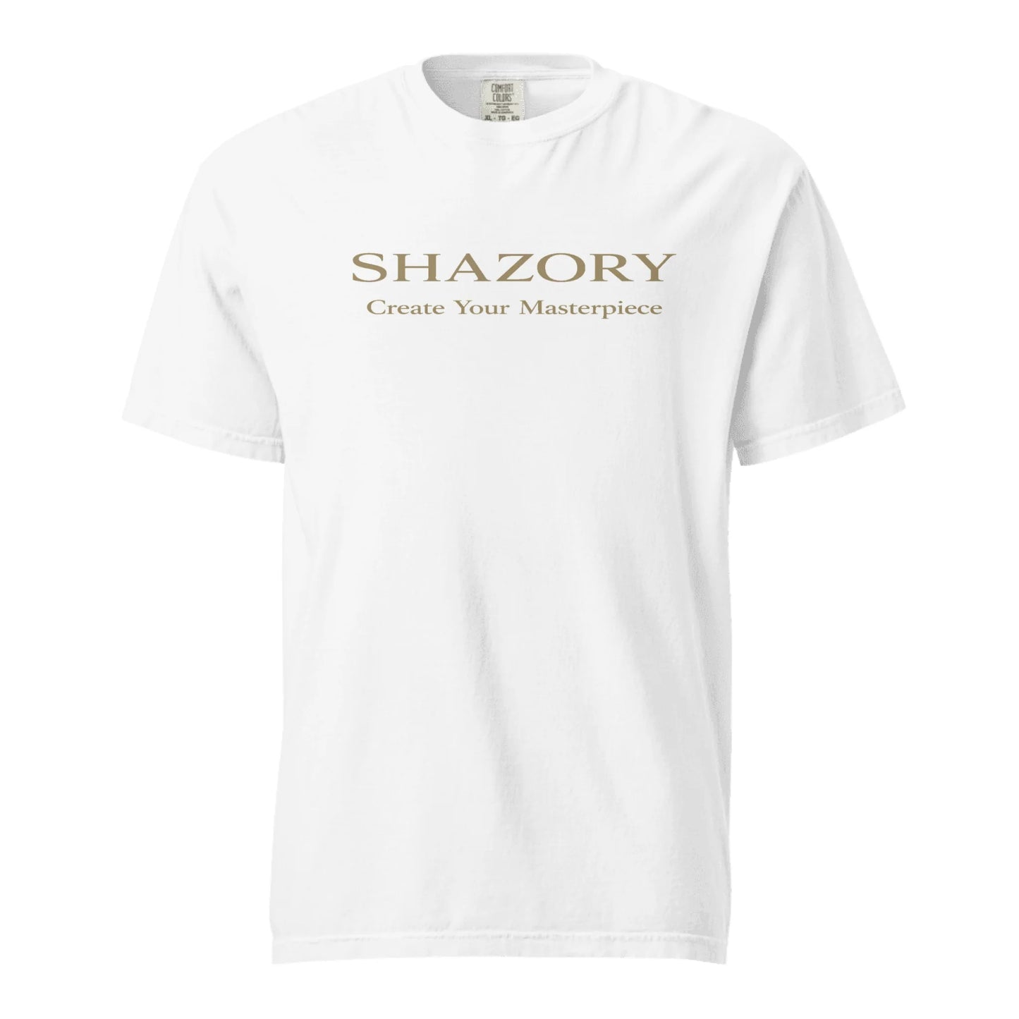 Shazory Custom Comfort Colors 1717 Tee — 100% ring-spun cotton texture