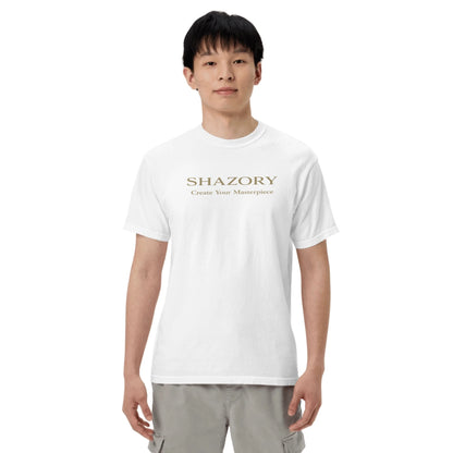 Shazory Custom Comfort Colors 1717 Tee — twill-taped neck construction detail