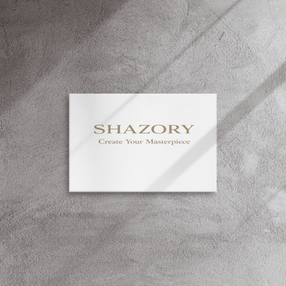 Shazory Custom Thin Canvas Wall Art — 12x16 inch home office context