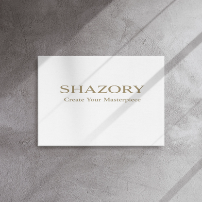 Shazory Custom Thin Canvas Wall Art — 16x20 inch above couch lifestyle