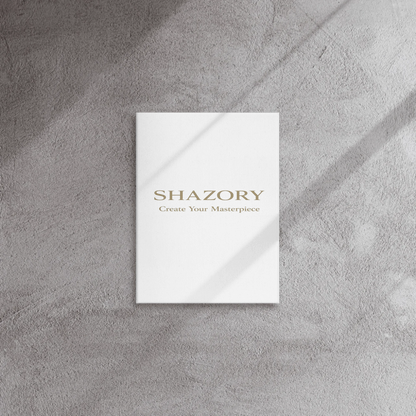 Shazory Custom Thin Canvas Wall Art — 8x10 inch compact display
