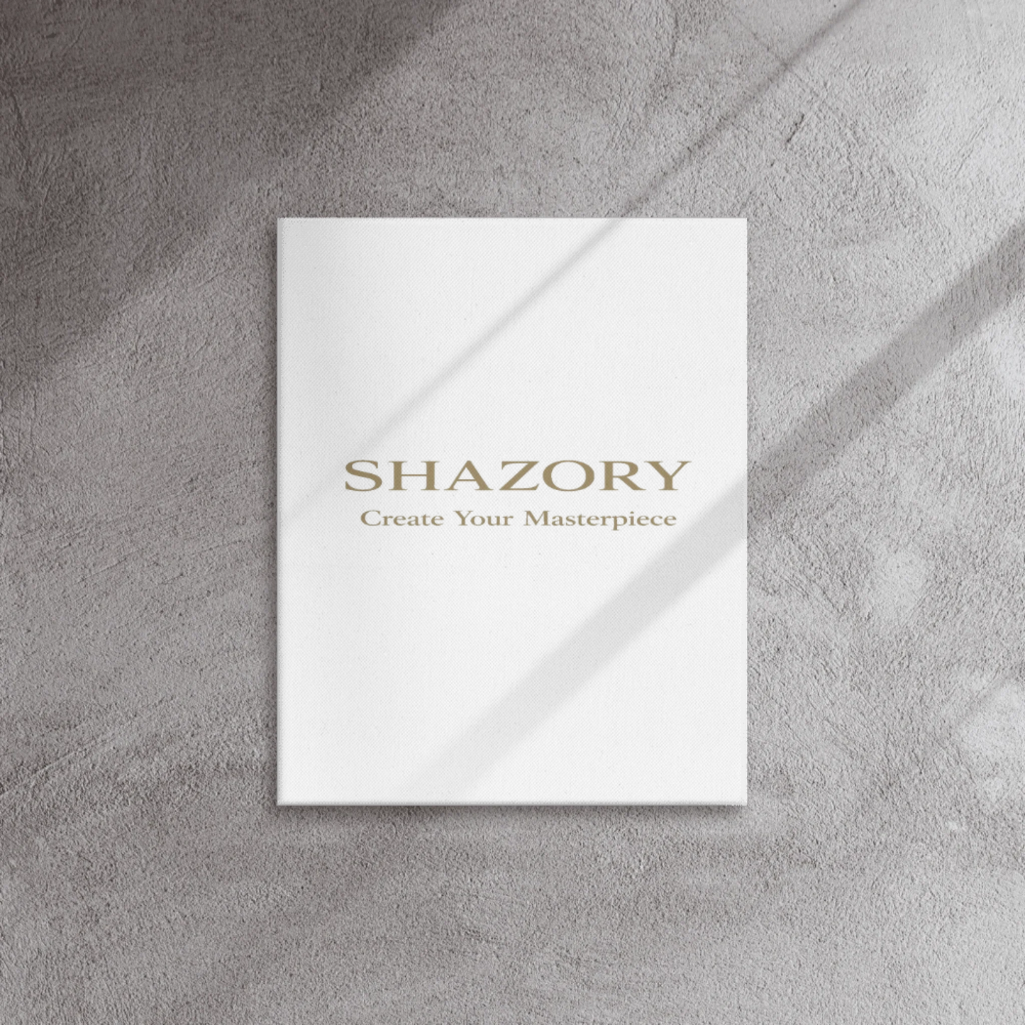 Shazory Custom Thin Canvas Wall Art — 9x12 inch desktop lifestyle