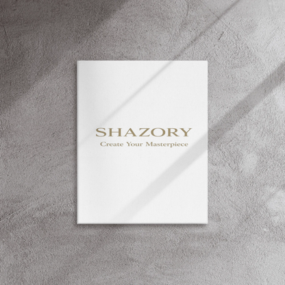 Shazory Custom Thin Canvas Wall Art — 9x12 inch desktop lifestyle