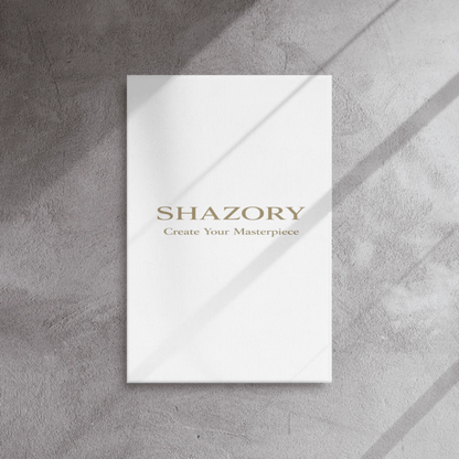 Shazory Custom Thin Canvas Wall Art — canvas texture fabric close-up
