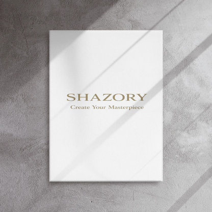 Shazory Custom Thin Canvas Wall Art — corner construction quality detail