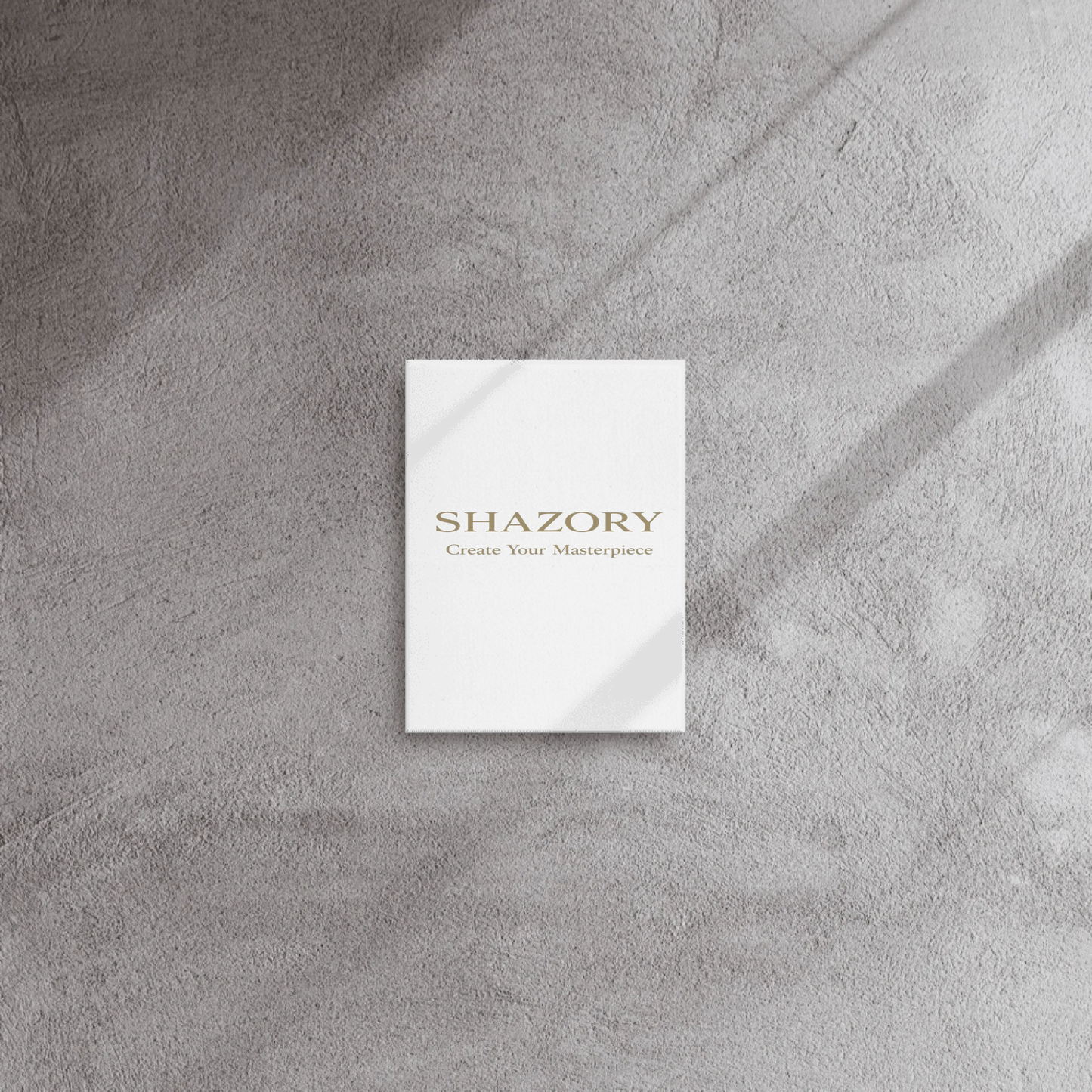 Shazory Custom Thin Canvas Wall Art — size comparison reference view