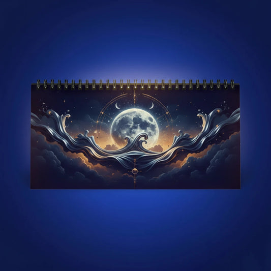 Shazory Custom Desk Calendar — spiral-bound satin-finish with custom cover