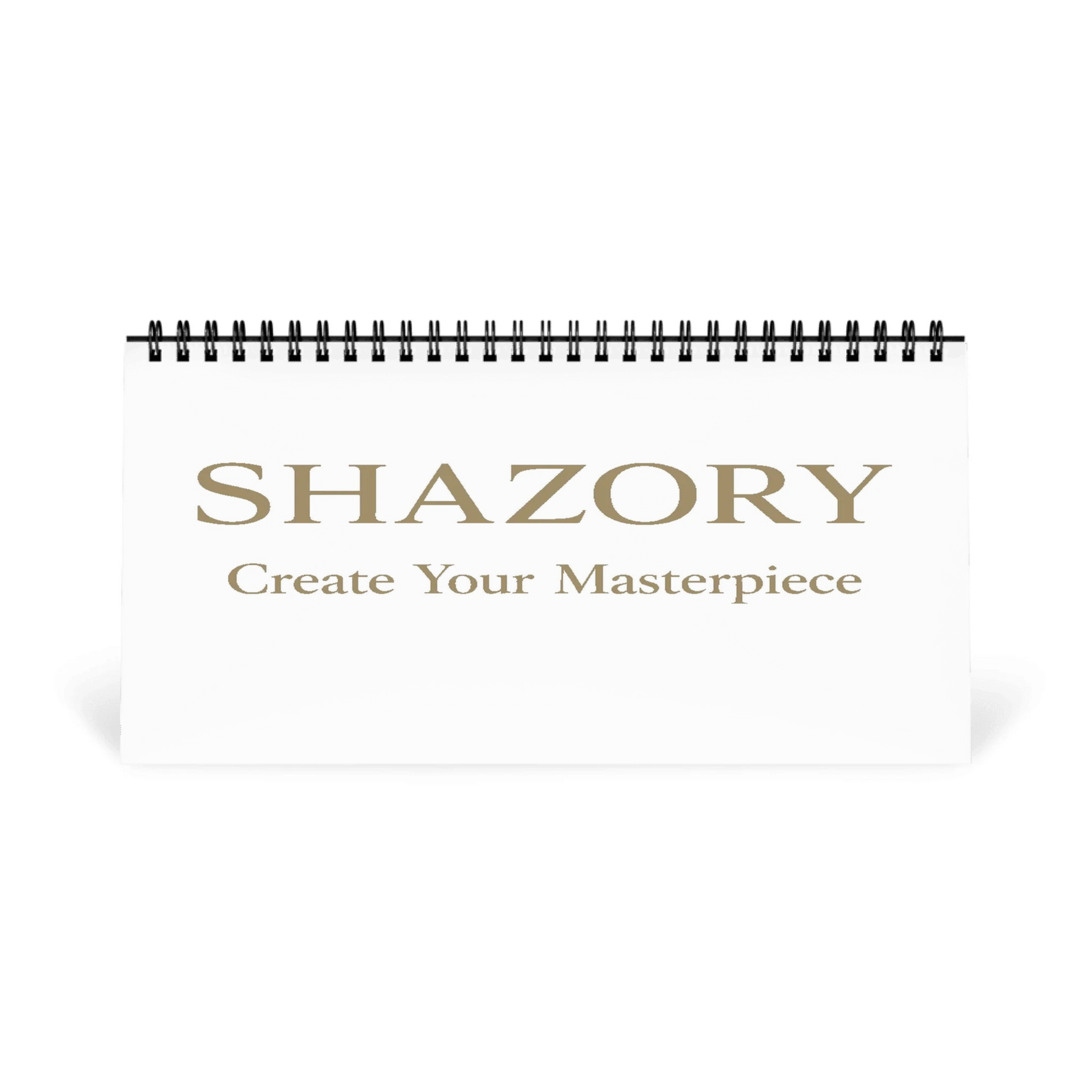 Shazory Custom Desk Calendar — size comparison reference