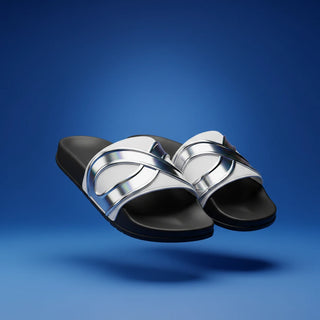 Shazory Custom Photo Men's Slides, customizable with your own photo, available at getshazory.com