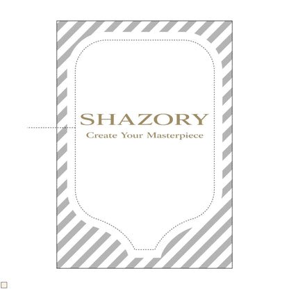 Shazory Custom Pickleball Paddle Set — paddle face design detail