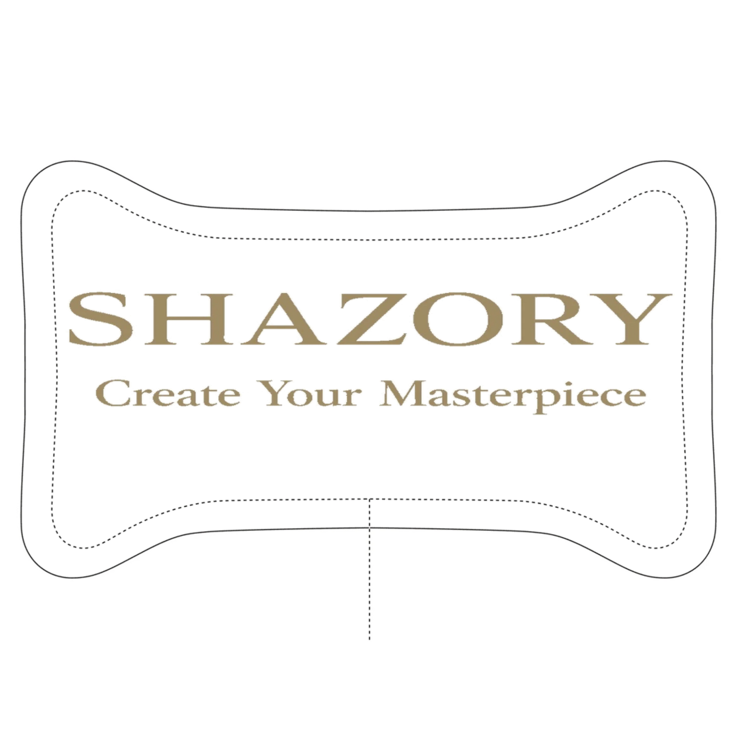 Shazory Custom Pet Feeding Mat — wipeable printed surface close-up