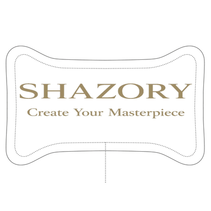 Shazory Custom Pet Feeding Mat — wipeable printed surface close-up