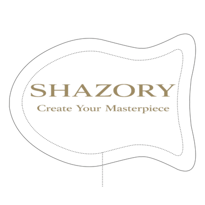 Shazory Custom Pet Feeding Mat — small and large size comparison