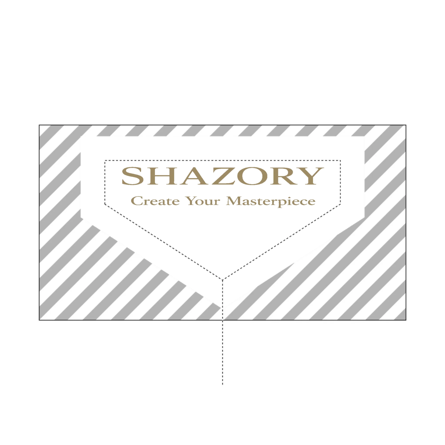 Shazory Custom Pet Bandana Collar — reversible flip side showing second print design